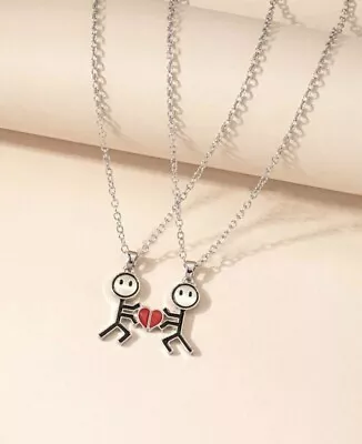 Matching Pendant Love Necklaces  - 2 Piece Couple Necklaces • £9.99