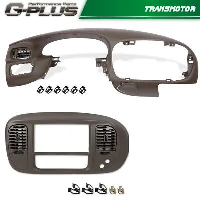 Fit For 97-03 Ford F150 Expedition Dash Pad Bezel & Center Dash Radio Bezel • $124.80