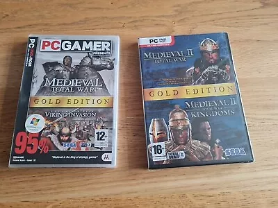 MEDIEVAL TOTAL WAR GOLD EDITION Bundle (PC) SEALED Medieval 2 And Kingdoms  • £0.75