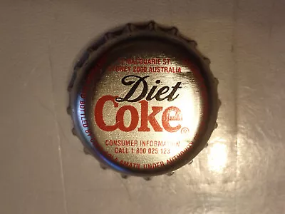 CROWN SEAL BOTTLE CAP COCA COLA DIET COKE SYDNEY C2000s ?? In EXCELLENT CONDITn • $5