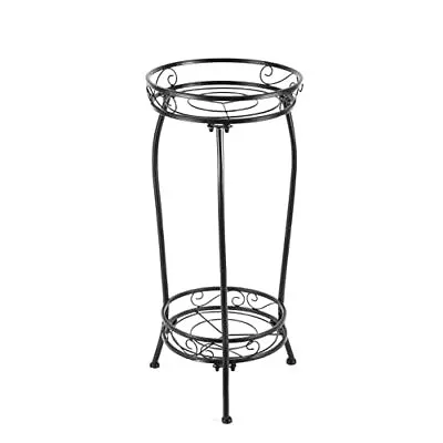 Plant Stand Indoor Outdoor，Tall Black Metal Rustproof Stable Plant Stands，2 T... • $24.20