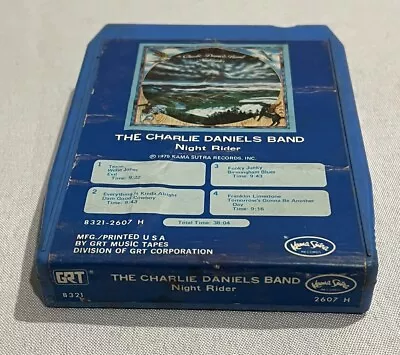 Vintage The Charlie Daniels Band Night Rider 8 Track Tape Music Cartridge 1975 • $2.99