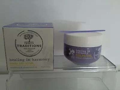 TREETS TRADITIONS REVITALISING CEREMONIES BODY SALT SCRUB NEW Rosemary & Grapsed • £7.99