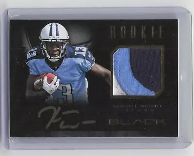 2012 Panini Black #9 Kendall Wright Rookie Signature Materials Prime Gold #/99 • $14.95