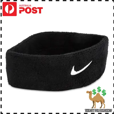 Nike Swoosh Headband - Black/White • $59