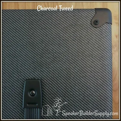 $8.99 • Buy New Charcoal Tweed Pattern Tolex ~18  ROLL WIDTH! Per Yd