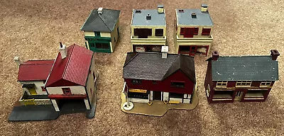 £8 • Buy 6 Hornby 00 Gauge Job Lot Shops Pub Butchers Plumbers Newsagents Model Railway