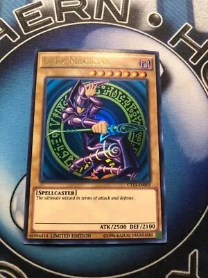 *** Dark Magician *** Ultra Rare Holographic Original Art Ct13-en003 Yugioh • $8.95