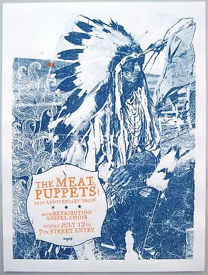 Meat Puppets Concert Poster Minneapolis 2009 • $68.25