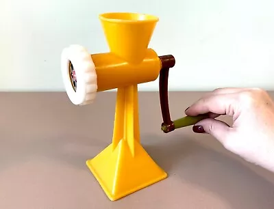 Plastic Toy Meat Grinder МЛП УССР Soviet Vintage 1970s Ukraine Playtime Kitchen • $20.20