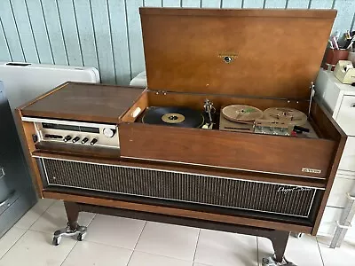 Mid Century Vintage Stereo Console • $900