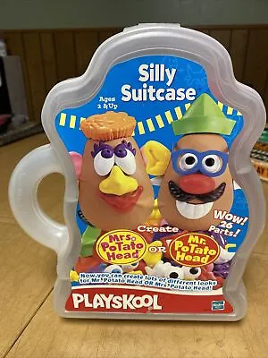 Vtg 2000 Playskool ￼Mr. Or Mrs Potato Head Silly Suitcase 26 Pc Complete Hasbro • $20