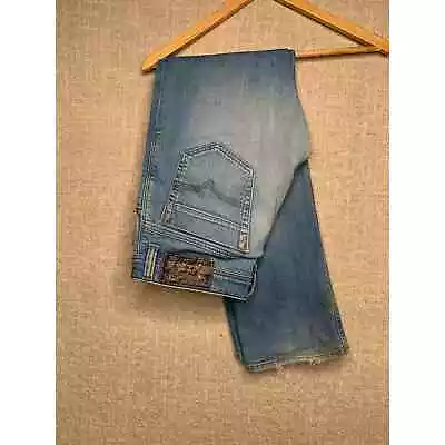 Diesel Jeans Denim Pants Safado 32 X 30 Regular Slim Straight Light Wash ORZ16 • $39