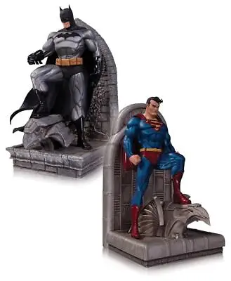 DC Comics Superman And Batman Resin Bookends • $499.99