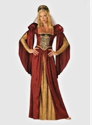 Renaissance Adult Medieval Games Of Thrones Queen Dress Costume  Large New • $45