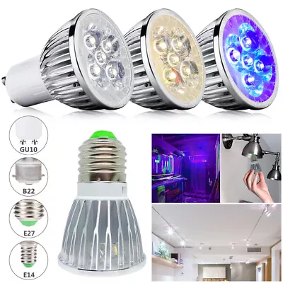 GU10 Recessed LED Bulbs Spotlight Flood Lamp 5W=30W Black Light Bulbs Down Light • $10.89