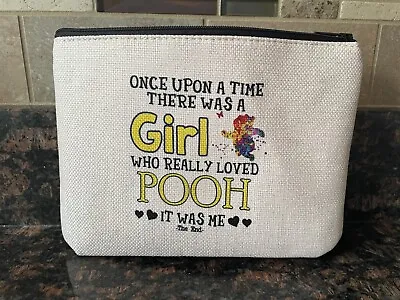 Once Upon A Time Girl Who Loved Winnie The Pooh Tote Bag GJTIM Amazon 7.5” X 9” • $14.98