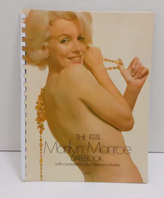 1974 MARILYN MONROE Datebook/Calendar 12 Rare Pin Size Photos USED Spindle Bound • £13.01