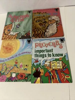 Lot Of 4 Books ARCH Religious For Children Learning Bible Stories Vintage • $6.40