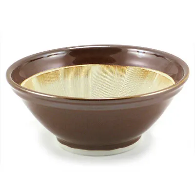 Japanese 9.5 D Ceramic Suribachi Mortar Food Preparation Bowl Made In Japan • $33.95
