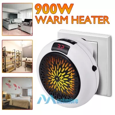 900W Portable Electric Space Heater Mini Heater Fan Heater Personal Small Heater • $24.59