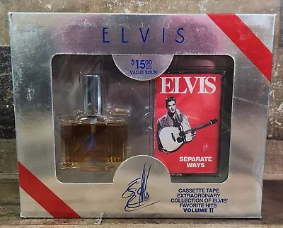 Elvis Presley Cologne Spray & Cassette Tape Gift Set 1.5 Oz  Separate Ways • $29.95