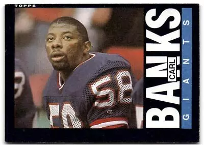 1985 Topps #111 Carl Banks New York Giants • $1