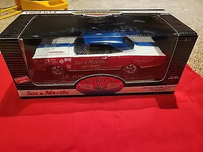 Ertl Supercar 1/18 Sox & Martin 1969 Plymouth GTX Super Stock #29110 • $169.99