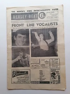 THE BEATLES  MERSEY BEAT MUSIC PAPER VOL 2 No 53 AUG 1-15 1963 LAST CAVERN GIG • $217.80