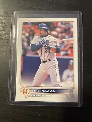 2022 Topps Series 2 Short Print SP Mike Piazza Mets Dodgers #375 C24 • $0.99