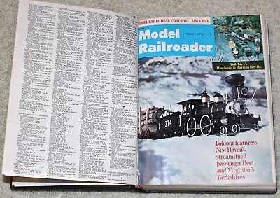 1976 Kalmbach Bound Volume #43 Model Railroader Magazine • $12.95