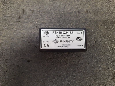$13.06 • Buy 1pc V-Infinity CUI, PTK10-Q24-S5, DC-DC Converter Module 24V Input Output 5V 2A