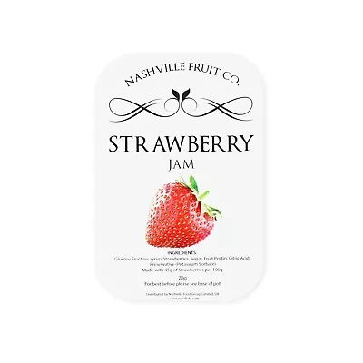 Strawberry Jam Portions 112 X 20g - Nashville Fruit Co • £16.99