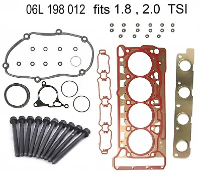 $99.99 • Buy Engine Cylinder Head Gasket Set For VW 1.8 Gen3 TFSI 2.0TSI 2.0T TSI W BOLTS