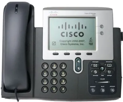 Cisco 7941G IP VoIP Gigabit GIGE Telephone Phone - CP-7941G= ASK VOLUME PRICING! • $19.99