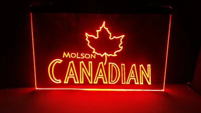 Molson Canadian Led Sign Light Hanging Acrylic Engraved • $23.99