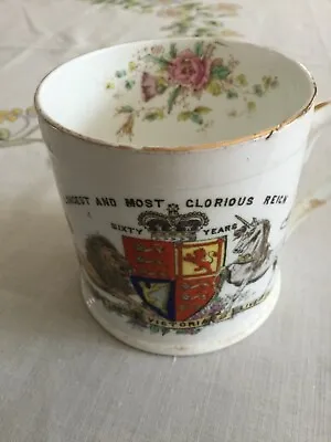 Queen Victoria Mug 1837-1897 Sixty Years On The Throne Beautiful Design  • £10.99