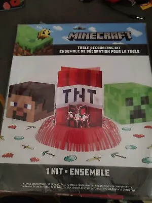 MINECRAFT Table Decorating Kit NEW IN PACKAGE • $14.24