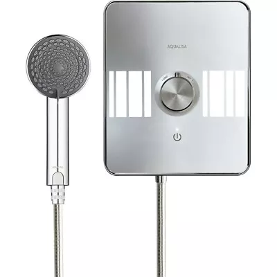 £349 • Buy Aqualisa Lumi 10.5 Kw Electric Shower LME10521 White & Chrome - Replaces Quartz 