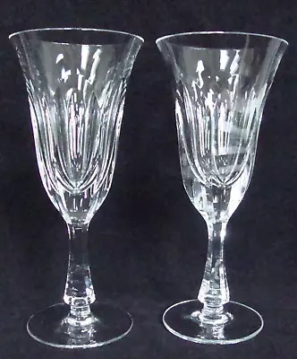 Echt Bleikristall Crystal Wine Glasses 7 1/2  X 3 3/8  SET OF 2 Nachtmann • $28