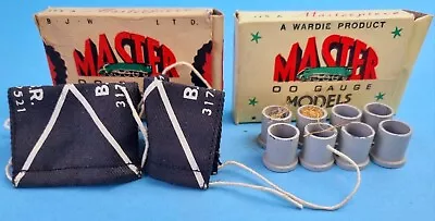 £24.95 • Buy Master Models 'oo' 2x Wagon Tarpaulin Covers & 8x Cylindrical Concrete Loads!