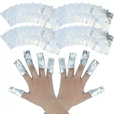 50 Pcs Gel Nail Polish Remover Foil Wraps With Lint-free Cotton Pads For Soa... • $8.51