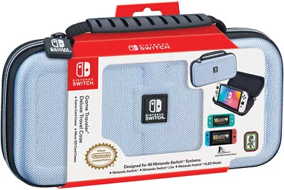 Nintendo Switch Game Traveler Light Blue Deluxe Travel Case [New ] Light Blue • $45.61