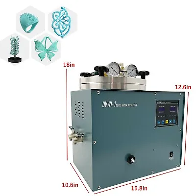 Digital Display Vacuum Wax Injector Machine Casting Machine 110V 550W • $669.28