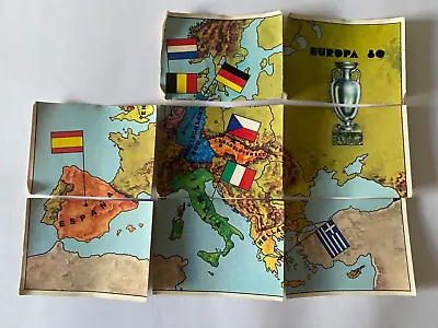 Panini Europa 80 Football Unused Stickers Europe Map Map 2-9 • £74.99