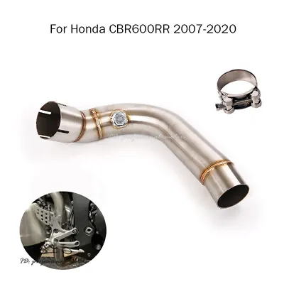 Modified System For Honda CBR600RR 2007-2020 Exhaust Mid Link Pipe Connect Tube • $68.57