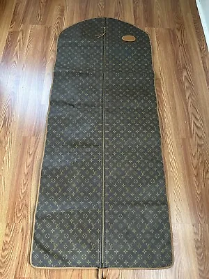 Louis Vuitton 59  Long Garment Bag Double Sided Monogram Canvas Travel Luggage • $1450