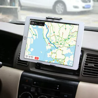 Universal Adjustable Tablet Mount Car Cd Slot Holder For 7-10.5  IPad Galaxy Tab • £13.22