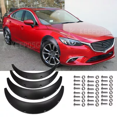 4.5  Wheel Arches Fender Flares Extra Wide Body Kit Trim For Mazda 3 MazdaSpeed3 • $69.59