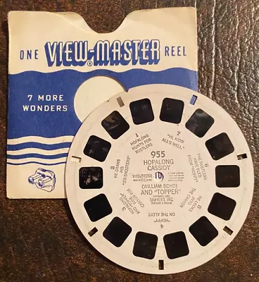 View-Master #955 - Hopalong Cassidy And  Topper  Reel - 1950 • $3.75